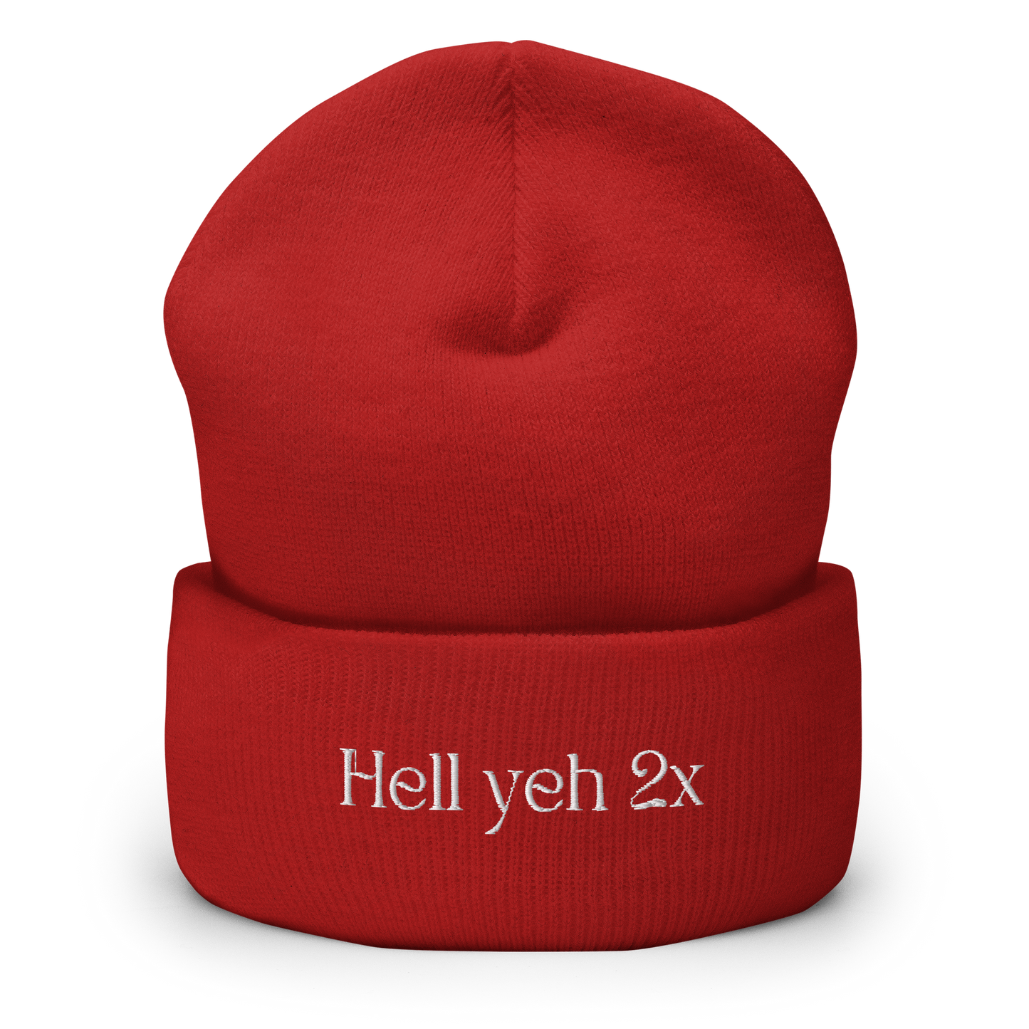 Hell Yeh 2x Cuffed Beanie