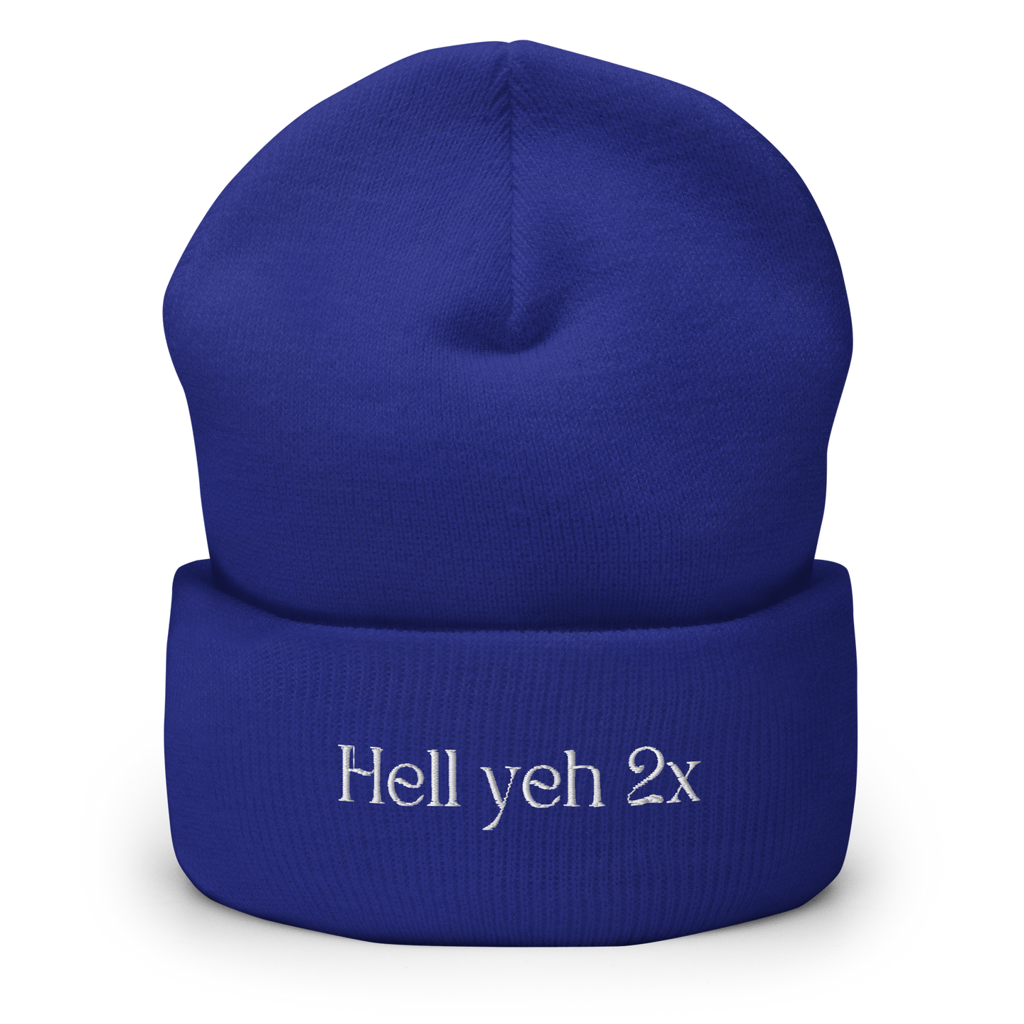 Hell Yeh 2x Cuffed Beanie