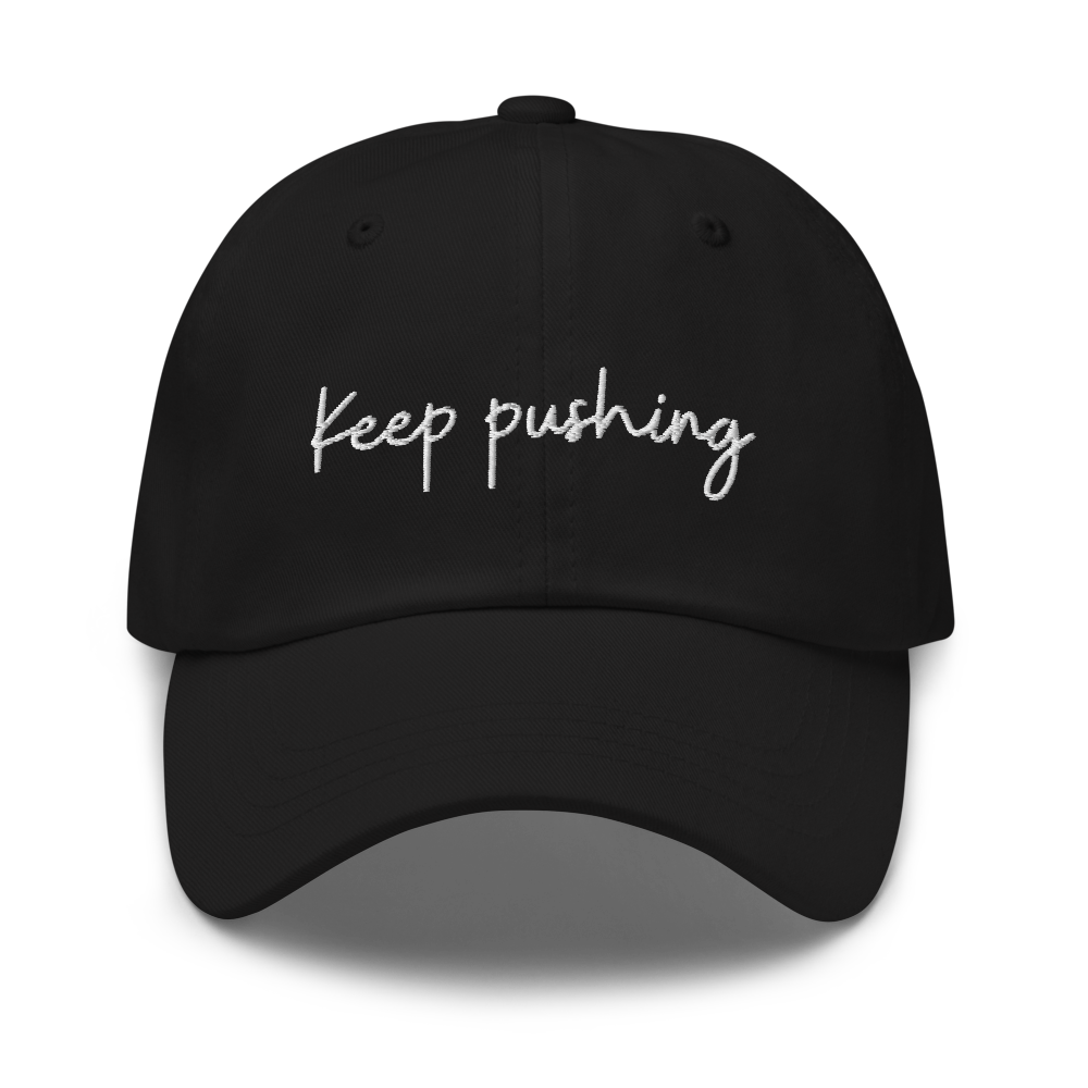 Keep Pushing Dad hat